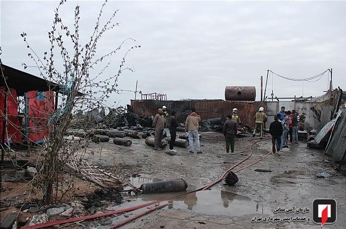 آتش‌نشانی , سازمان آتش‌نشانی تهران , آتش‌سوزی , 