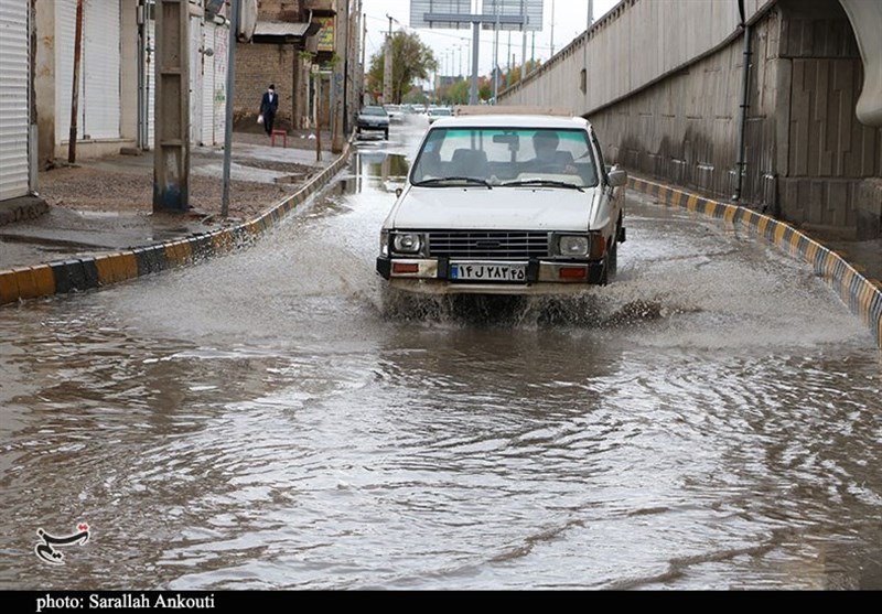 سیل , استان کرمان , باران , 