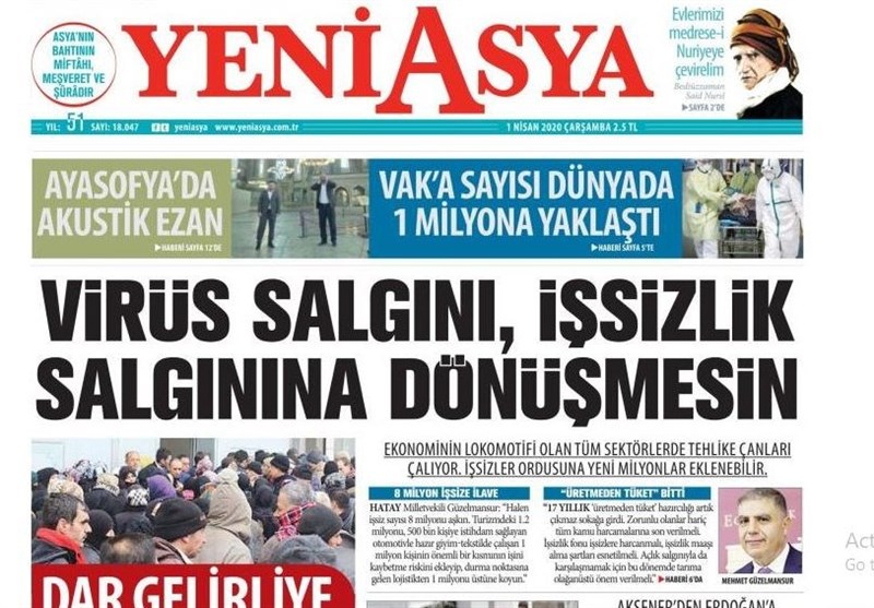 کشور ترکیه , ویروس کرونا , 