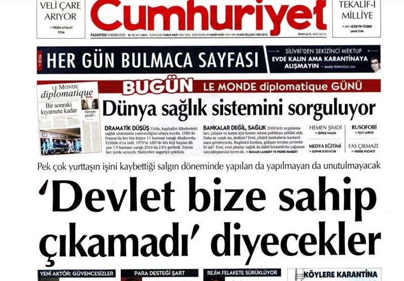 کشور ترکیه , ویروس کرونا ,