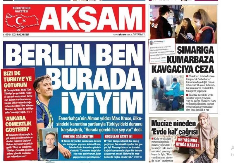 کشور ترکیه , ویروس کرونا ,