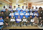 پایان ماموریت گردان دوم امام حسین(ع) لشکر 16 عملیاتی قدس گیلان در بیمارستان رسول اکرم(ص) رشت