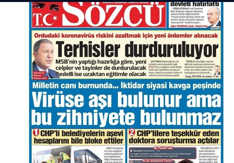 کشور ترکیه , ویروس کرونا ,