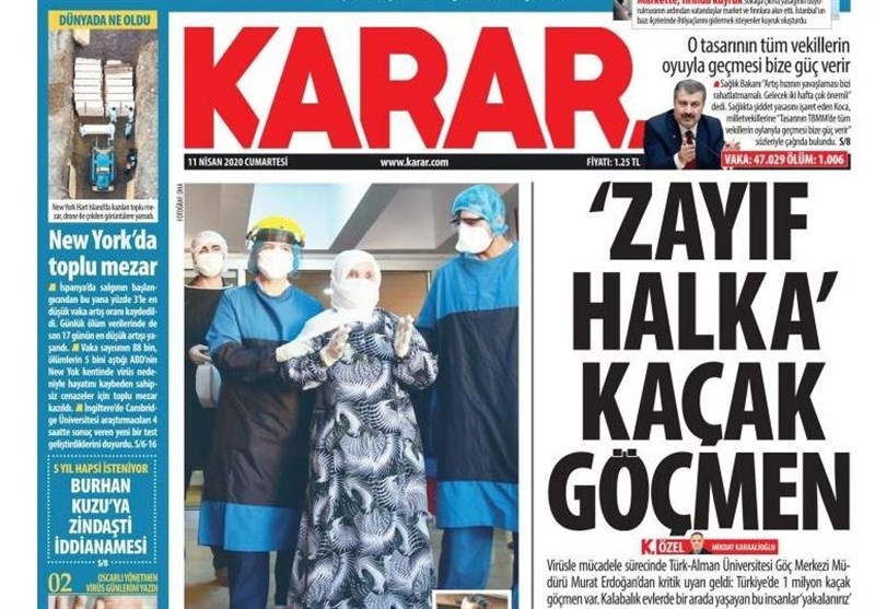 کشور ترکیه , ویروس کرونا ,