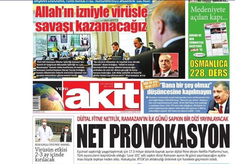 کشور ترکیه , ویروس کرونا ,