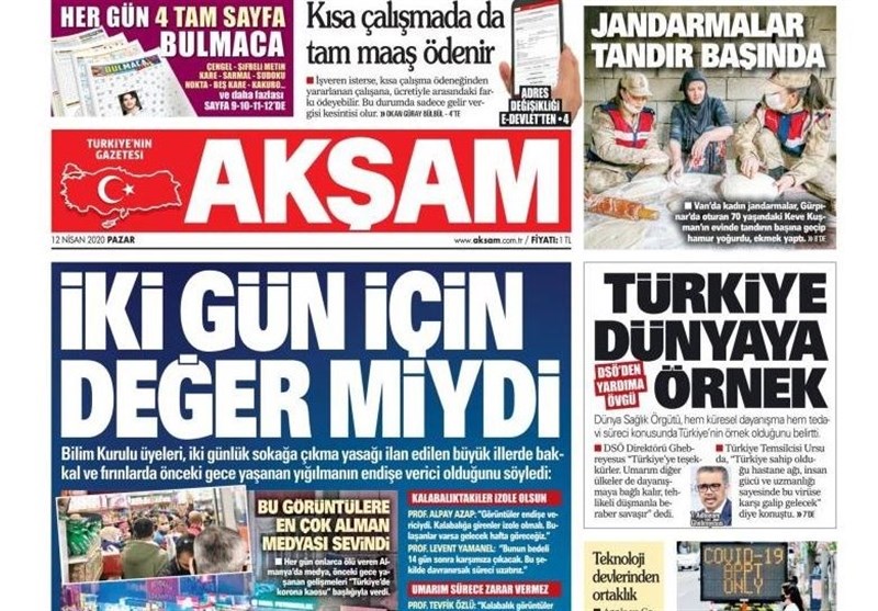 کشور ترکیه , ویروس کرونا ,