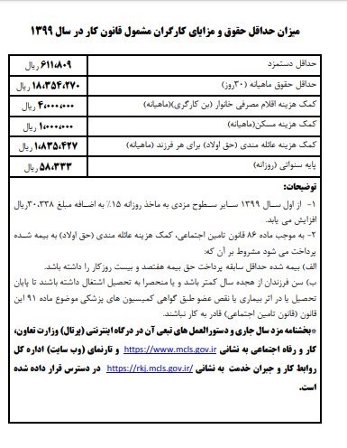 اخبار حقوق و دستمزد ,