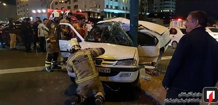 آتشنشانی , سازمان آتشنشانی تهران , اورژانس , حوادث جادهای ,