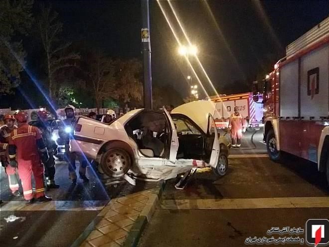 آتشنشانی , سازمان آتشنشانی تهران , اورژانس , حوادث جادهای ,