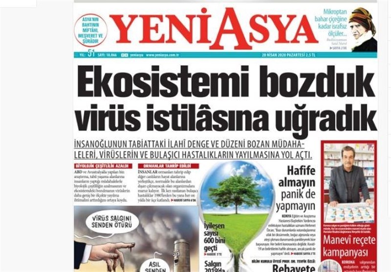 کشور ترکیه , ویروس کرونا , 