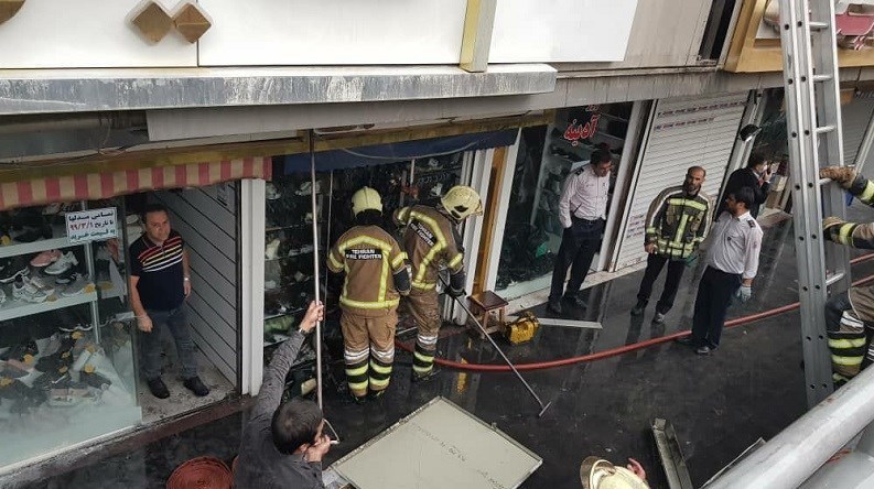 آتش‌نشانی , سازمان آتش‌نشانی تهران , آتش‌سوزی , 