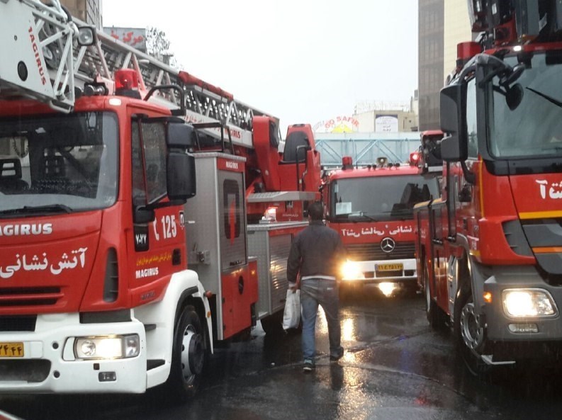 آتش‌نشانی , سازمان آتش‌نشانی تهران , آتش‌سوزی , 