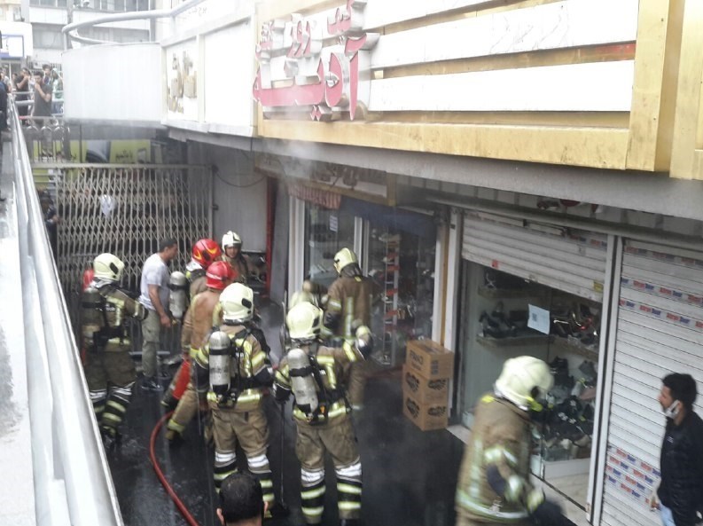 آتش‌نشانی , سازمان آتش‌نشانی تهران , آتش‌سوزی , 