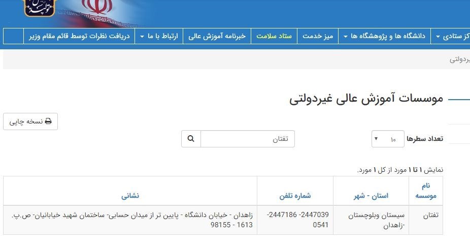مجلس شورای اسلامی ایران , وزارت کشور جمهوری اسلامی ایران , وزارت علوم ,