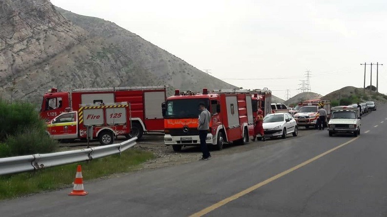 آتشنشانی , سازمان آتشنشانی تهران , پلیس 110 , اورژانس ,