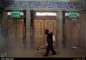 ضدعفونی بازارچه سنتی شهر ری و حرم حضرت عبدالعظیم حسنی (ع)