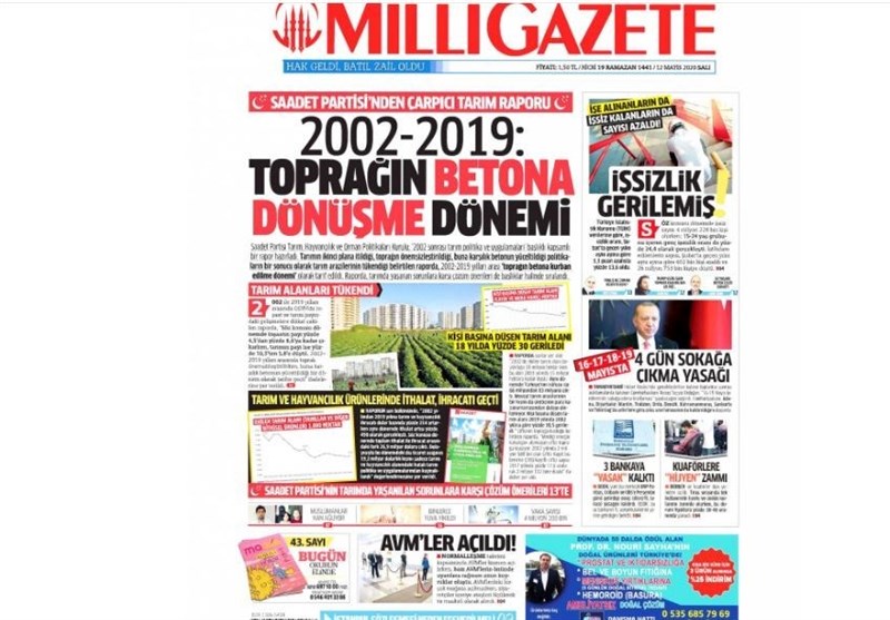 کشور ترکیه , ویروس کرونا ,