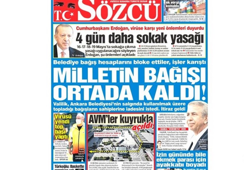 کشور ترکیه , ویروس کرونا ,