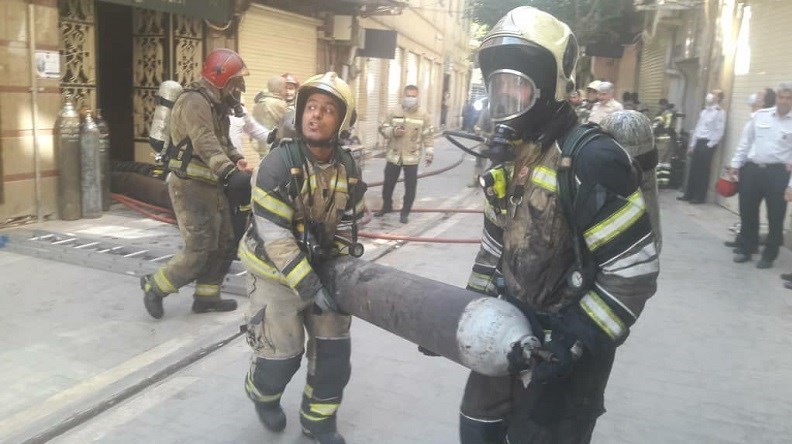 آتشنشانی , سازمان آتشنشانی تهران , آتشسوزی ,