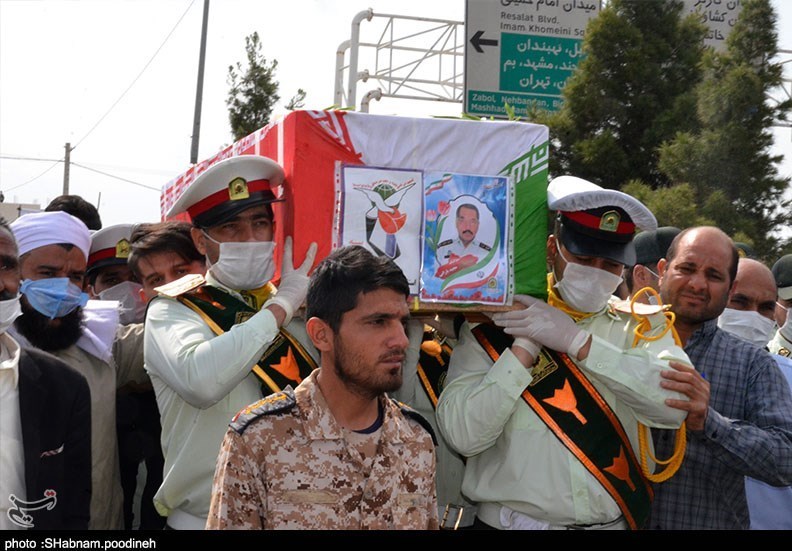 تشییع شهدا , استان سیستان و بلوچستان , شهدای نیروی انتظامی|شهدای ناجا , 