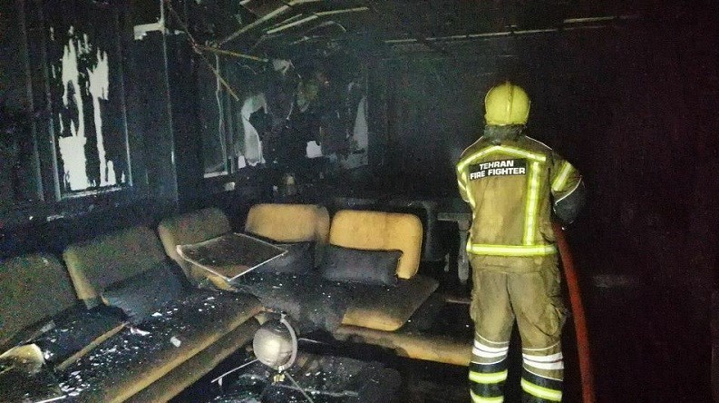آتش‌نشانی , سازمان آتش‌نشانی تهران , آتش‌سوزی , 