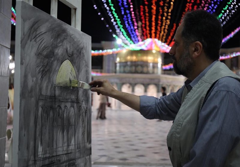 هنرهای تجسمی , نقاشی , گرافیک , آستان قدس رضوی , بیت المقدس , 