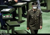 امیر سرلشکر سیدعبدالرحیم موسوی فرمانده کل ارتش در مراسم افتتاحیه یازدهمین دوره مجلس شورای اسلامی
