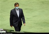 عبدالناصر همتی رئیس‌کل بانک مرکزی در جلسه علنی مجلس شورای اسلامی 