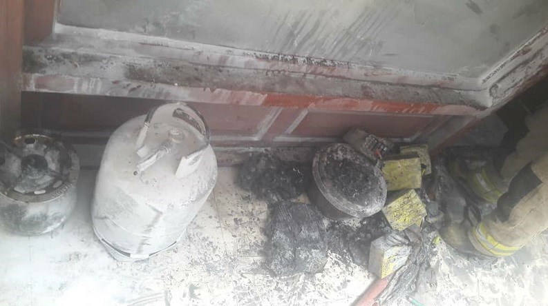 آتش‌نشانی , سازمان آتش‌نشانی تهران , آتش‌سوزی , بازار , 