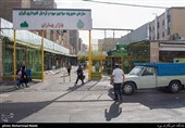 بازار میوه و تره بار بهاران واقع در محله وصفنارد