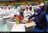 آیین بسته بندی و توزیع2000 بسته معیشتی اهدایی خیرین استان تهران
