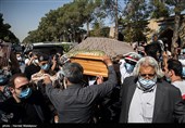 تشییع پیکر زنده‌یاد محمدعلی کشاورز - قطعه هنرمندان بهشت زهرا(س)