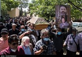 تشییع پیکر زنده‌یاد محمدعلی کشاورز - قطعه هنرمندان بهشت زهرا(س)