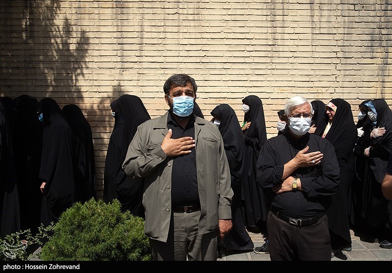 تشییع پیکر فرمانده شهید جواد الله‌کرم