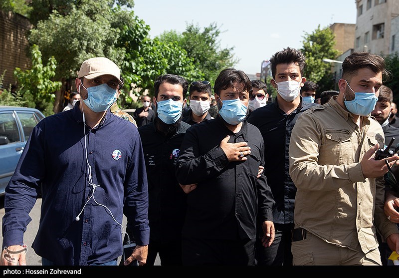 تشییع پیکر فرمانده شهید جواد الله‌کرم