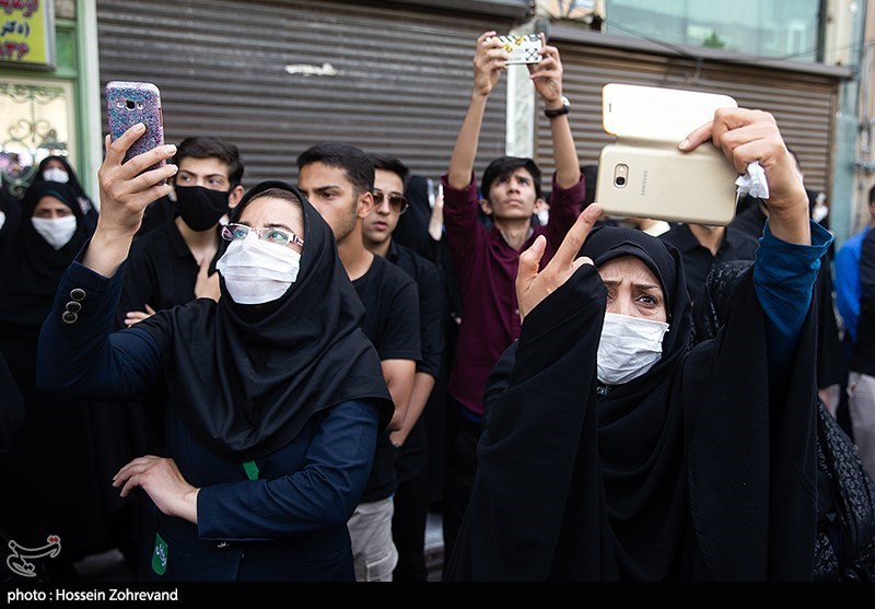 تشییع پیکر فرمانده شهید جواد الله‌کرم