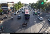 خیابان قزوین که به تقاطع دوراهی قپان ختم میشود