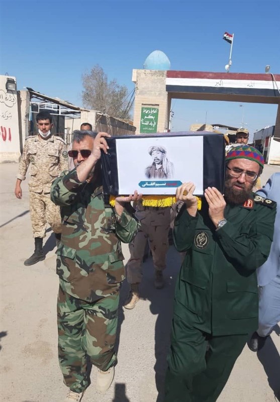 ورود پیکر مطهر شهدا