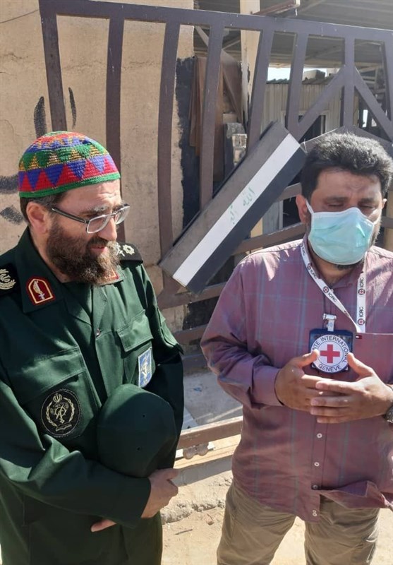 ورود پیکر مطهر شهدا