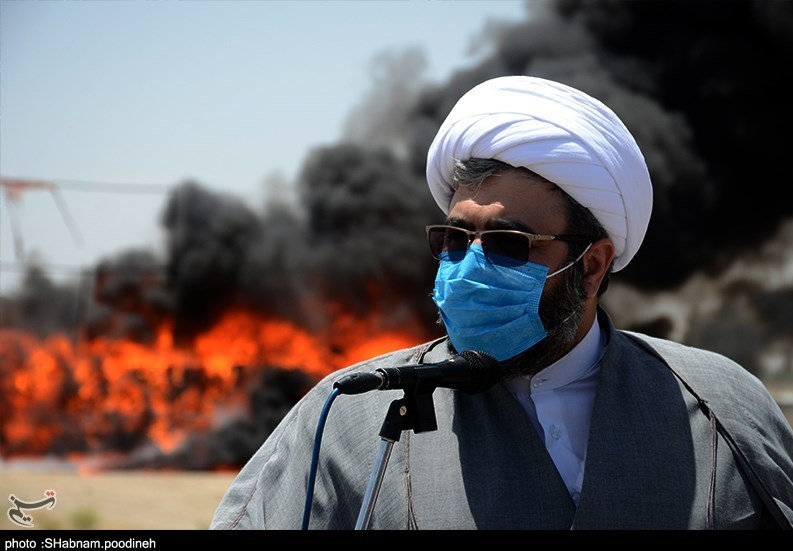 امحای کالای قاچاق , مواد مخدر , پلیس مبارزه با مواد مخدر , استان سیستان و بلوچستان , 