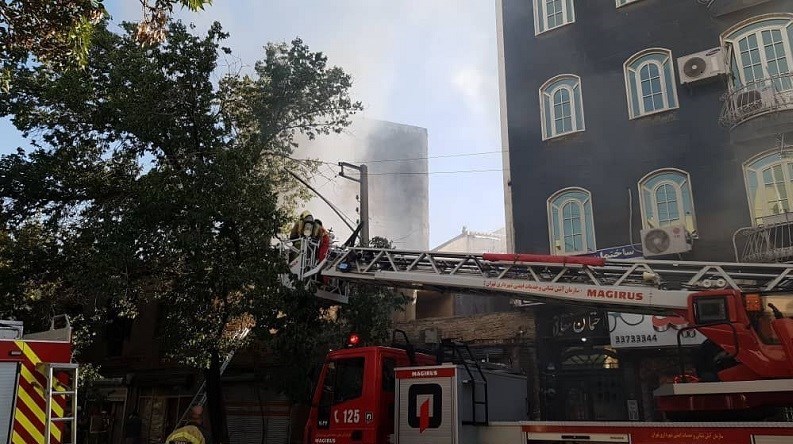 آتش‌نشانی , سازمان آتش‌نشانی تهران , آتش‌سوزی , 