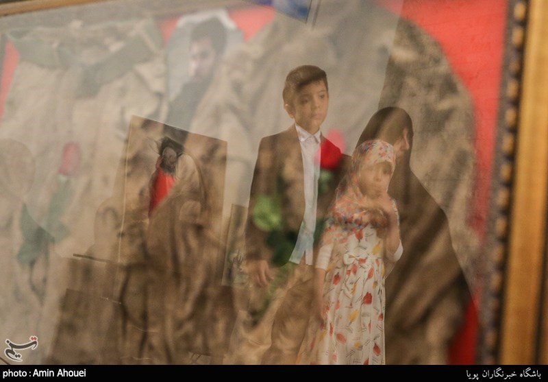 لباس تفحص شده شهید مدافع حرم جواد الله کرم