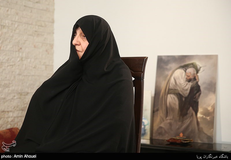 مادر شهید مدافع حرم جواد الله کرم