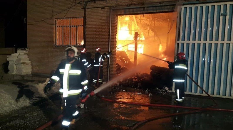 آتش‌نشانی , سازمان آتش‌نشانی تهران , آتش‌سوزی , 