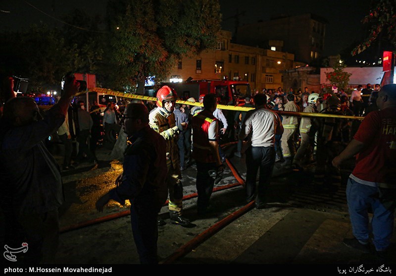 آتش‌نشانی , سازمان آتش‌نشانی تهران , آتش‌سوزی , 