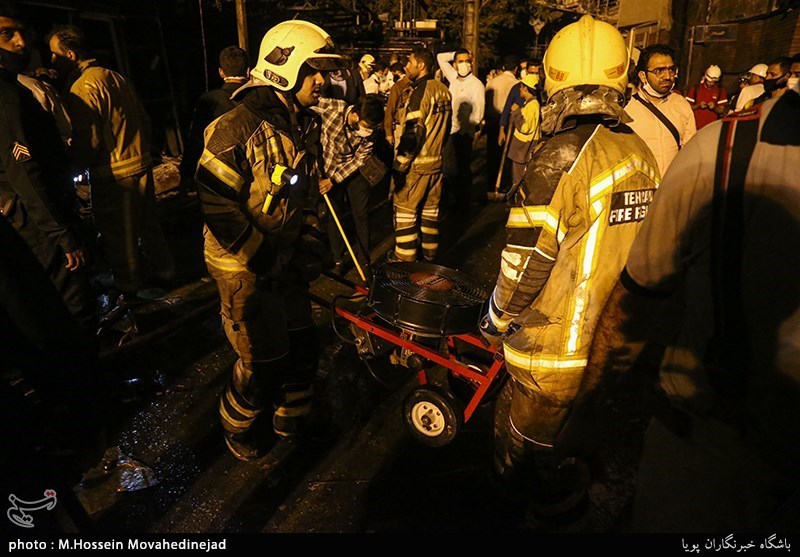 آتش‌نشانی , سازمان آتش‌نشانی تهران , آتش‌سوزی , 