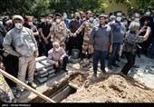 مراسم تشییع پیکر زنده‌یاد سیروس گرجستانی بازیگر سینما و تلویزیون