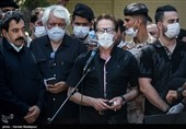 سخنرانی ابوالفضل پورعرب در مراسم تشییع پیکر زنده‌یاد سیروس گرجستانی بازیگر سینما و تلویزیون