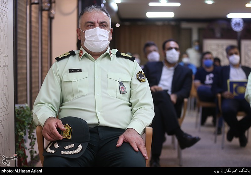 سردار کیوان ظهیری در مراسم رونمایی از کتاب «علمدار» خاطراتی از استوار یکم شهید میلاد خسروی