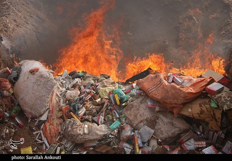 قاچاق , قاچاق کالا , امحای کالای قاچاق , استان کرمان , 